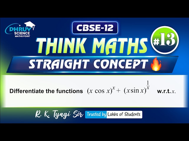 🔥 Continuity and Differentiability Most Important Question | Class 12 Maths | Board Exam 2027