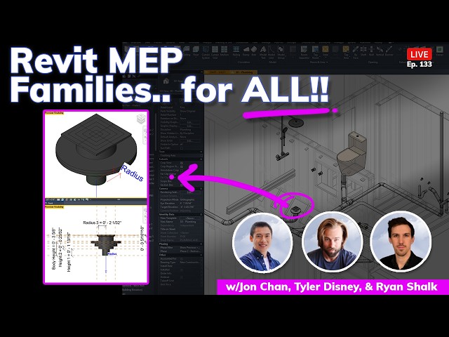 Revit MEP Families: Plumbing, Mechanical & Electrical Tips, Live!