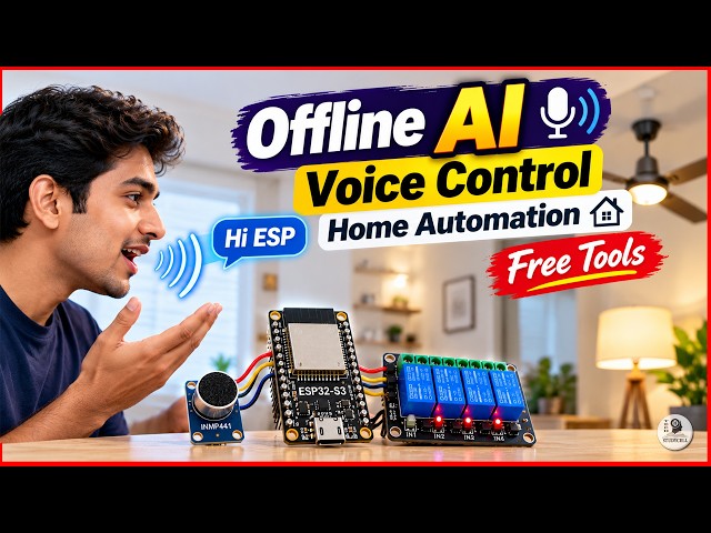 Offline AI Voice Control Home Automation using ESP32-S3 | ESP-IDF (2026)