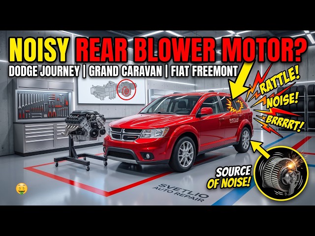 Noisy Rear AC / Heater Fan Fix: Dodge Journey, Grand Caravan, Fiat Freemont