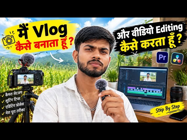 Vlog Kaise Banata Hoon Mai? 📸 | Video Shooting & Editing Kaise Karta Hoon | Full Vlog Making Process