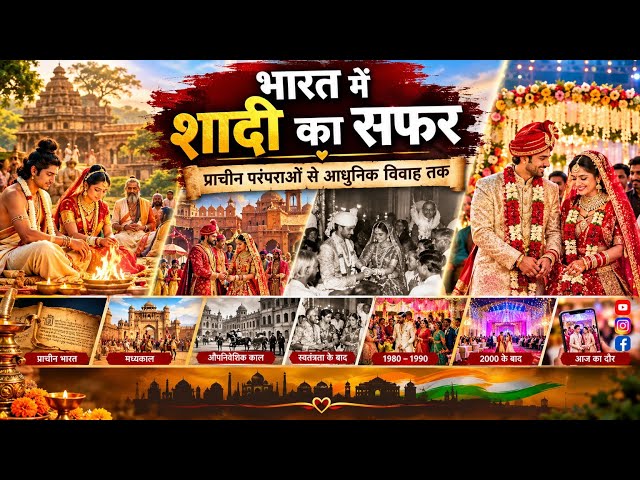 🔥 The Journey of Marriage in India | From Ancient Traditions to Today's Modern Wedding | Indian W...