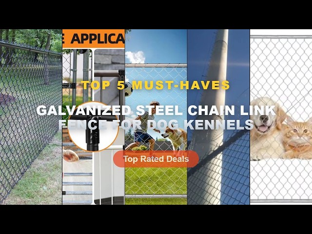 Top 5 Best Galvanized Steel Chain Link Fence For Dog Kennels (Must Have!) - Adjustable Chain Link Fe