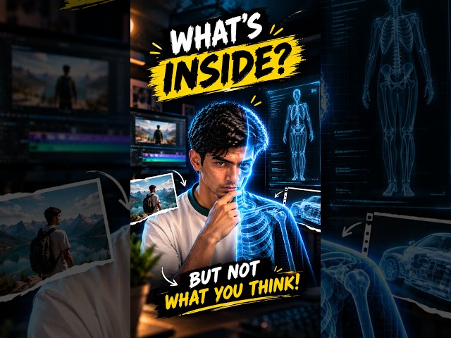 WHAT IF YOU COULD SEE WHAT’S INSIDE? 👀⚡ #videoediting #editverseco #editingtutorial #premierepro