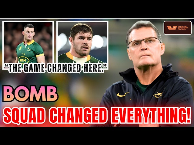 Springboks 29-24 All Blacks: Rassie’s Bomb Squad Changes Everything! #Springboks#AllBlacks#rugbynews
