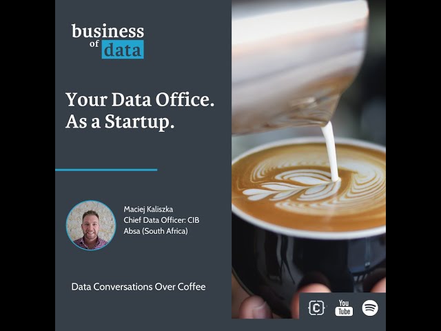Season 3, Episode 10 | Data Conversations Over Coffee with Maciej Kaliszka
