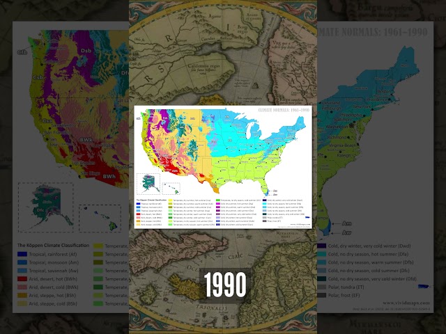 How America’s Climate Zones Are Shifting (1930 - 2099)