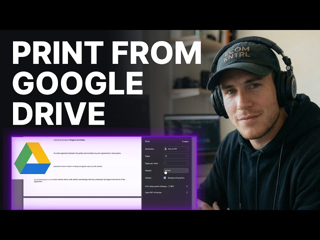 How to Print a File from Google Drive (2026) | Step-by-Step