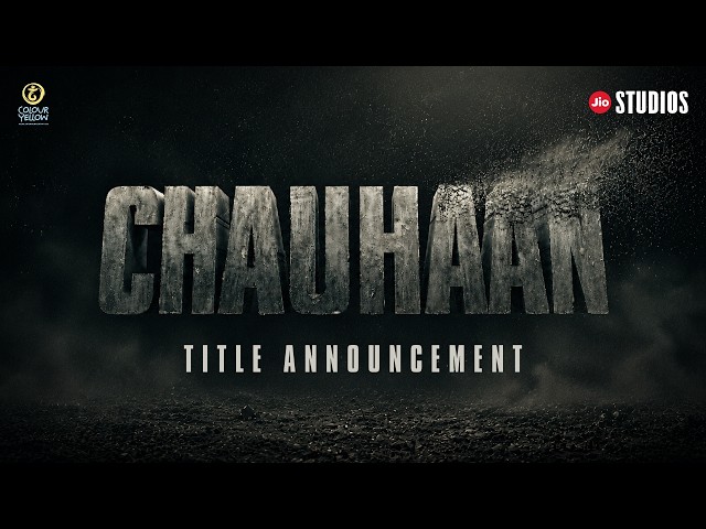 CHAUHAAN | Title Announcement | Ajay Devgn | Jyoti Deshpande | Aanand L Rai | Neeraj Y | Himanshu S