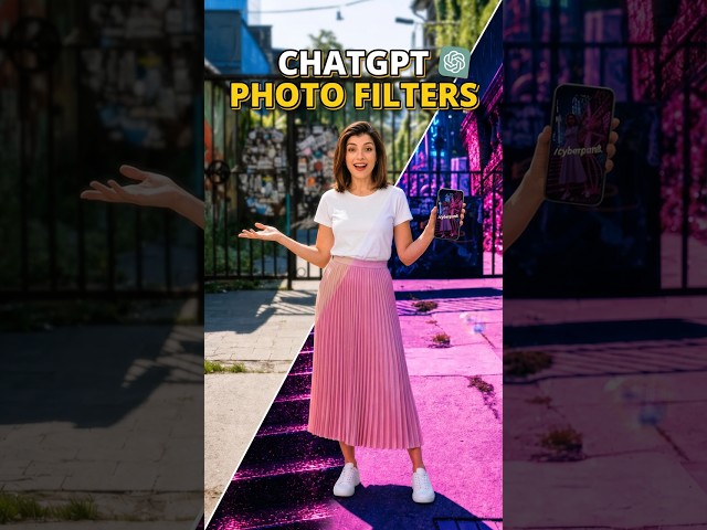 How To Make Cool Photo Filters Using ChatGPT (Fast Results) #filterchallenge #filter