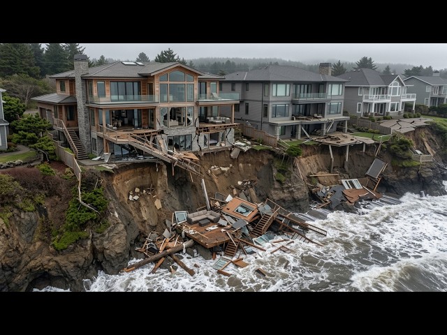 Gleneden Beach’s $100M Homes Are Hanging Over the Ocean — The Cliff Vanished and Oregon Won’t Help