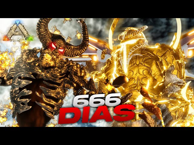 SOBREVIVÍ 666 DÍAS entre DIOSES en ARK...