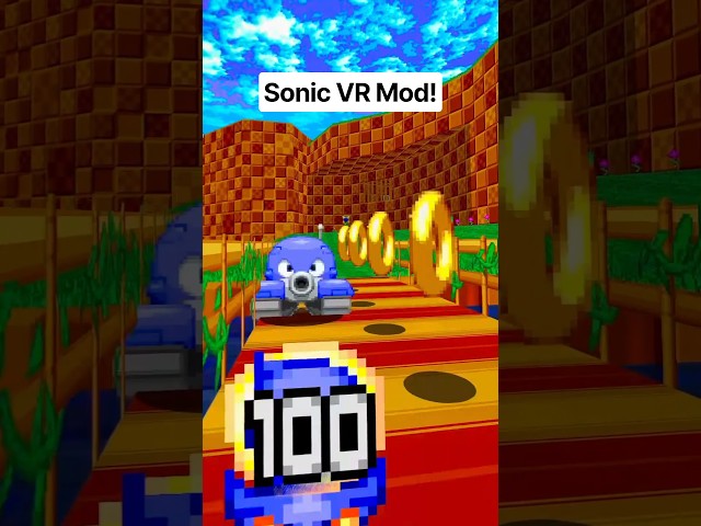 Sonic in VR! #sonicthehedgehog #sonicroboblast2 #vrmod