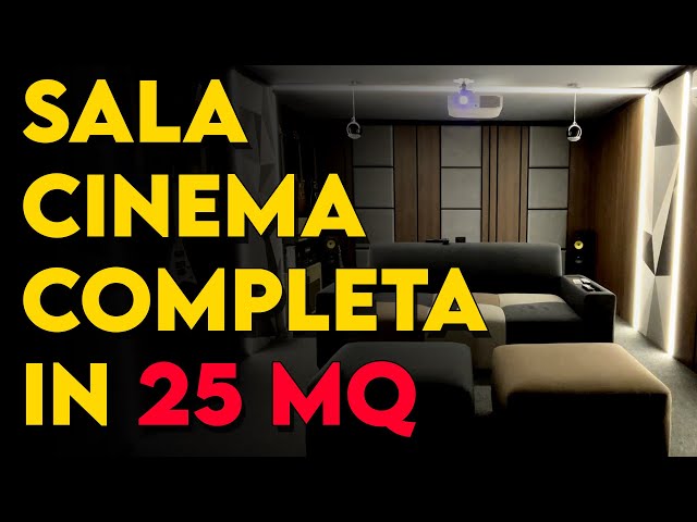 A COMPLETE 25 SQM CINEMA ROOM AT A LOW COST