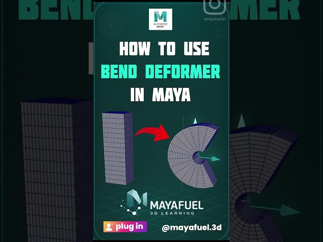 This Maya Deformer Can Bend Any Model 🤯