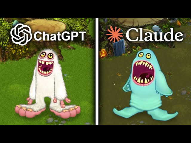 ChatGPT vs Claude Make My Singing Monsters From Scratch