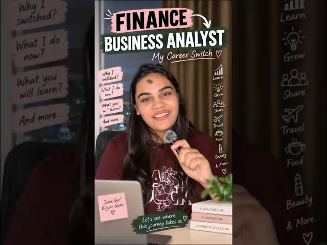 I left Finance to become a Business Analyst..And this is just the beginning. #businessanalyst #yt ❤️