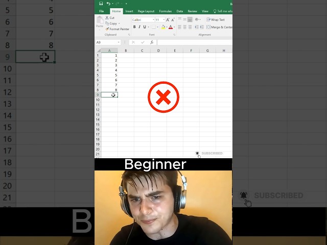 Stop Typing Numbers in Excel Like THIS! 🤯🔥