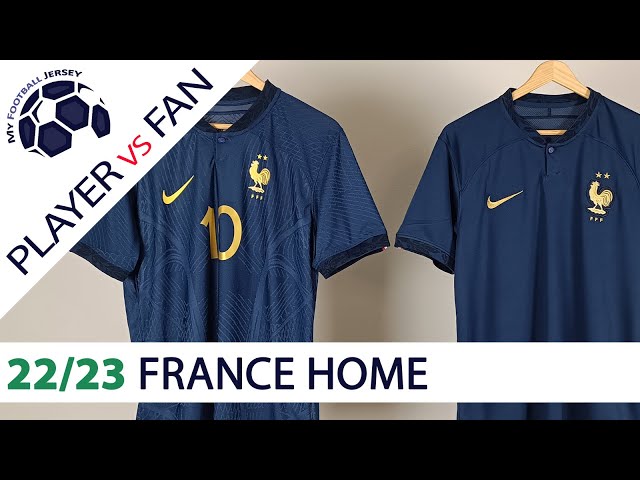 France Home Jersey Qatar 2022 – Player Version Vs Fan Version