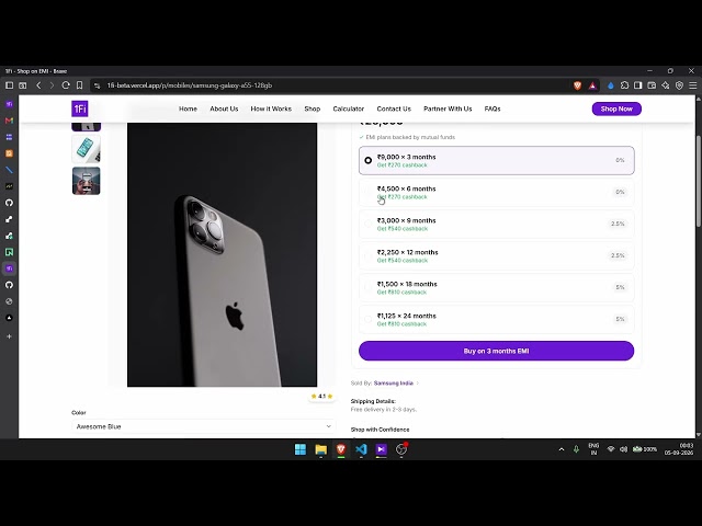 1FI Fullstack Developer Role Assignment Demo