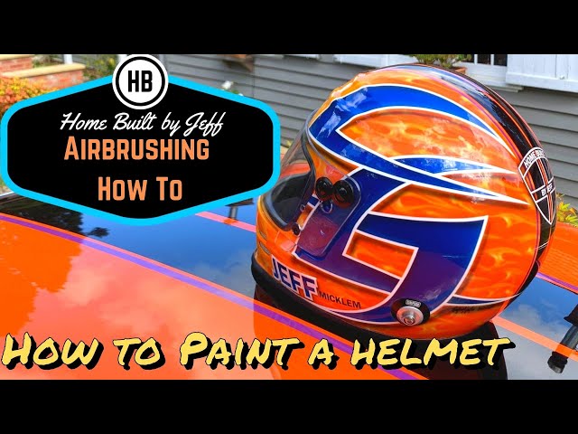 How to custom paint a Helmet