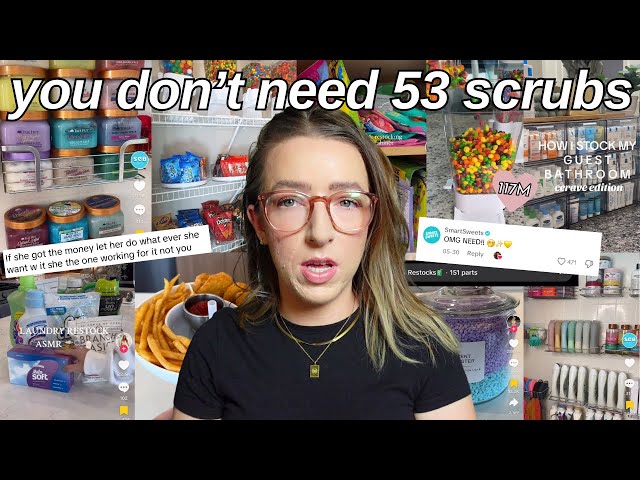 reacting to even more tiktok restocks and the overconsumption is still out of control