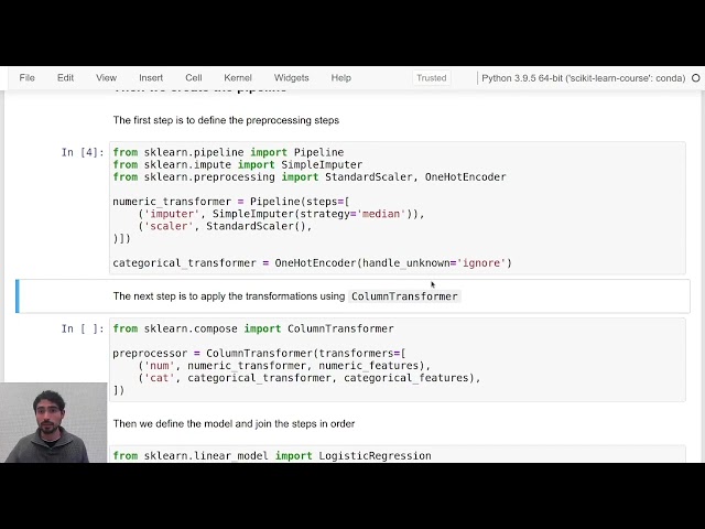 Visualizing scikit learn pipelines in Jupyter