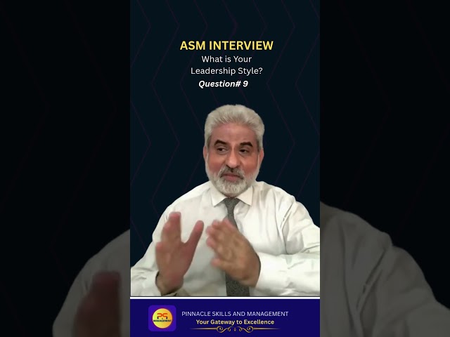 Leadership Skills Interview - What Is Your Leadership Style? | FLM Interview #shorts