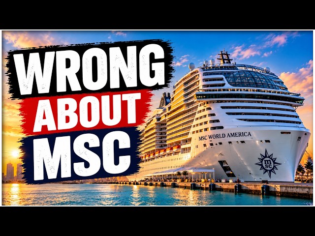 What Everyone Gets WRONG About MSC Cruises