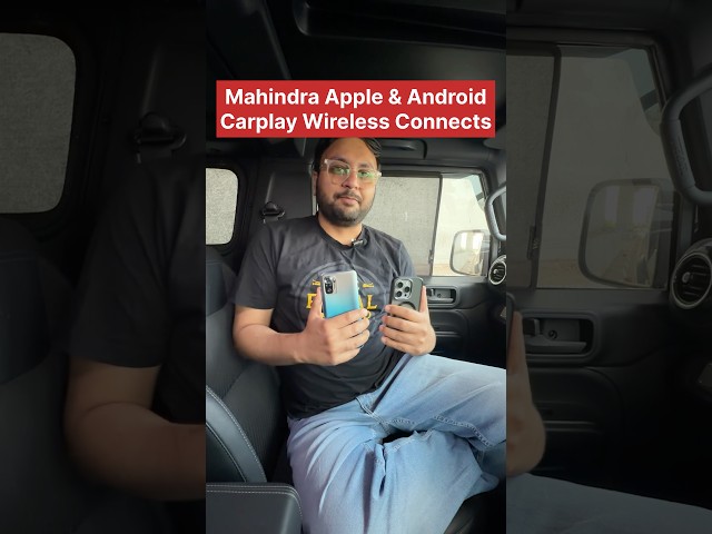 How To Connect Mahindra Apple carplay #cars #car #carguide #mahindra #mahindrathar #tharog #thar