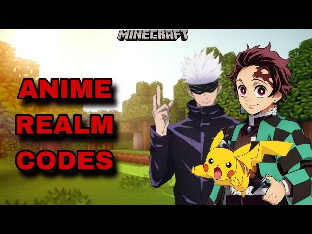*NEW* BEST ANIME REALM CODES FOR MINECRAFT BEDROCK EDITION!