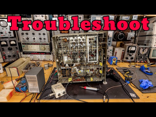 Capacitors And Electronic Troubleshooting - RCA CR-88 Radio Receiver!