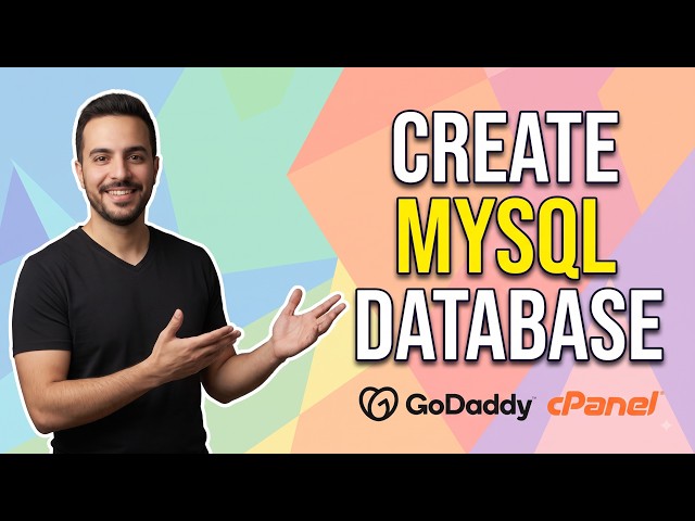 How To Create MySQL Database In GoDaddy CPanel (Easy Guide)