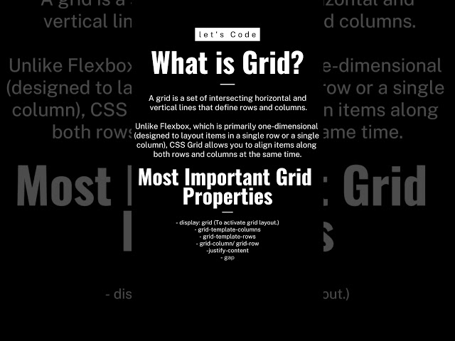 Stop Using Flexbox For Everything! ❌ Master CSS Grid #shorts