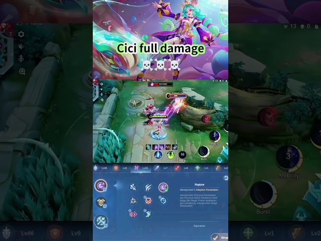Mobile Legends cici  Best Build Gameplay 2026 #CiCitips