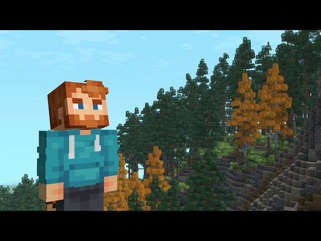 BUILDING FALL TREES In the NEW Minecraft Update