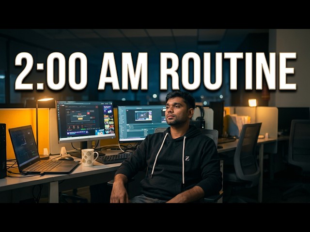 Late Night Work & Gaming Routine | The Grind for My Dream Setup | JKWorld035