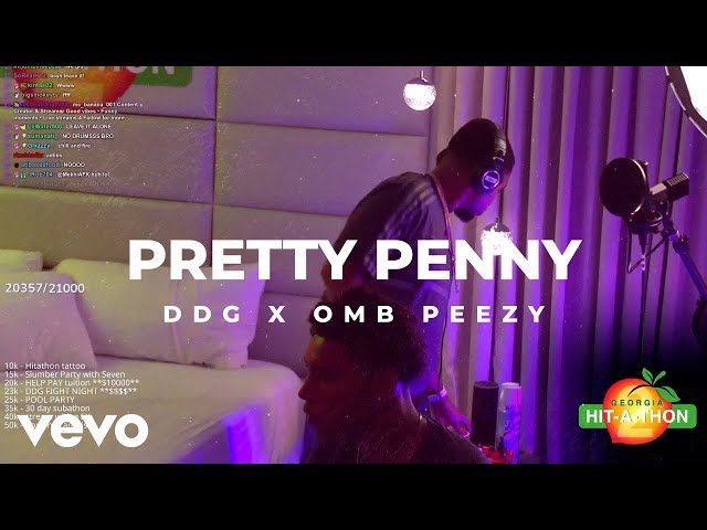 DDG, OMB Peezy - PRETTY PENNY (Official Visualizer)