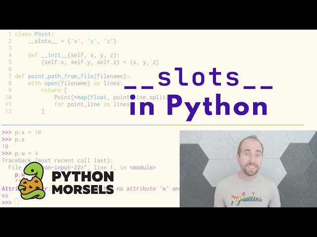 Using __slots__ for optimizing classes in Python