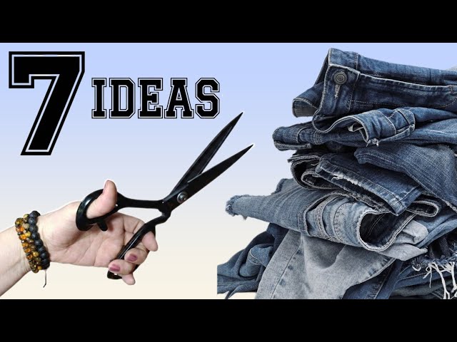 ♻️ You Won't Believe These 7 Unique Denim Projects You Have Never Seen Before!