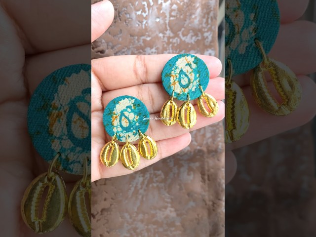 Handmade earrings 🌷subscribe and stay tuned for jewellery making tutorials #shorts  #ytshorts