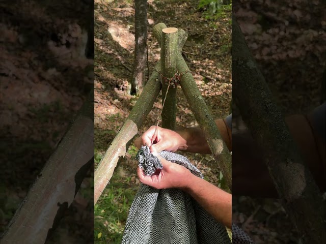 Amazing DIY Camping Chair Made from Simple Materials. #camping #outdoors