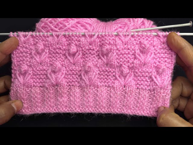 🩷 Easy Knitting Design Step by Step | Perfect for Beginners