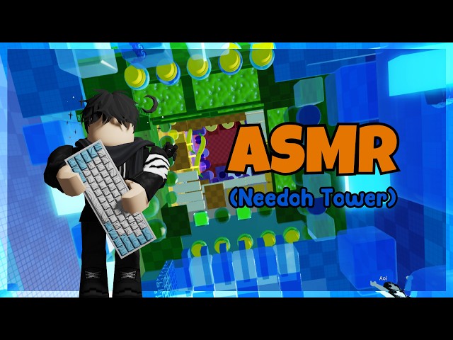 SPEEDRUNNING Needoh Tower W/ Keyboard ASMR! | Roblox Keyboard ASMR