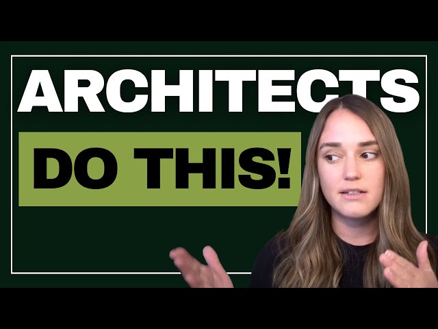 Architects: Do THIS to Prevent BURNOUT