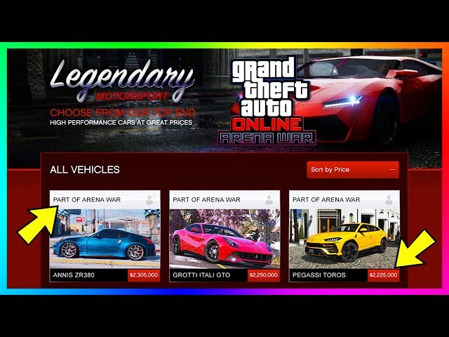 GTA Online Arena War DLC Update $75,000,000 Spending Spree - Buying All NEW Cars, Vehicles & MORE!