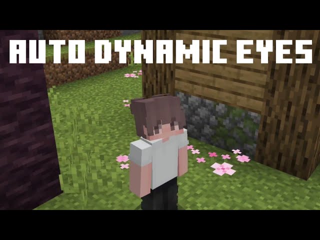 Auto Dynamic Eyes - Minecraft Bedrock Texture Pack