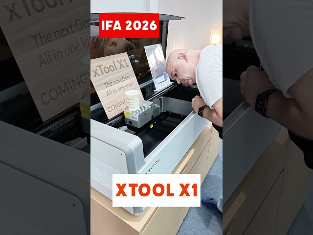 IFA 2026 Vlog – The xTool X1 combines multiple lasers!