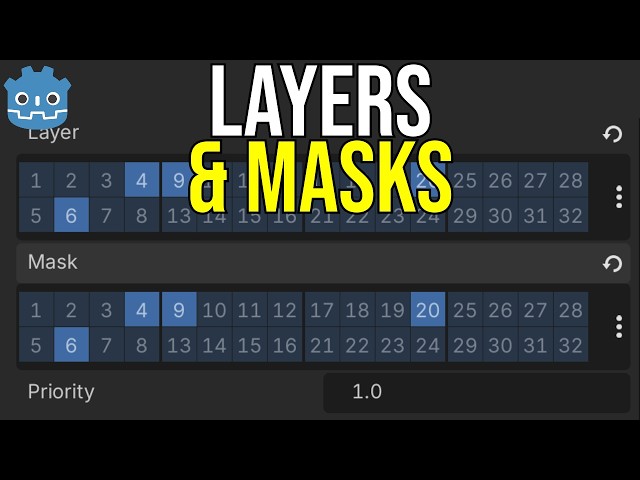 Godot Collision layers & masks explained