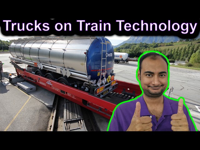 Trucks on Train RoRo {Roll On Roll Off} Future {Future Friday}
